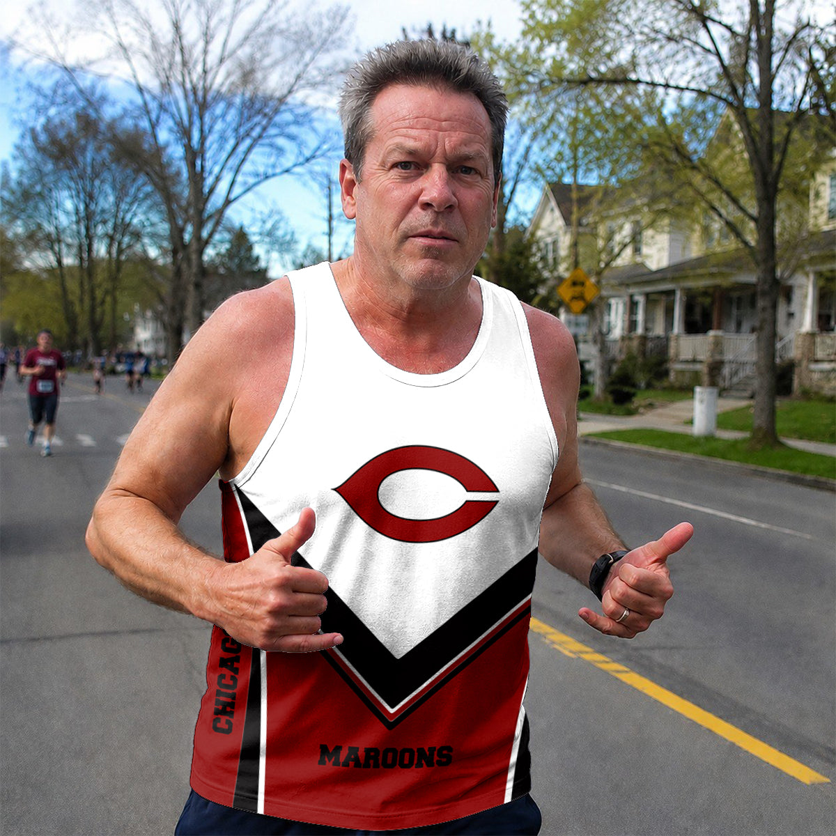 Chicago  Maroons Tech Running Tank Top