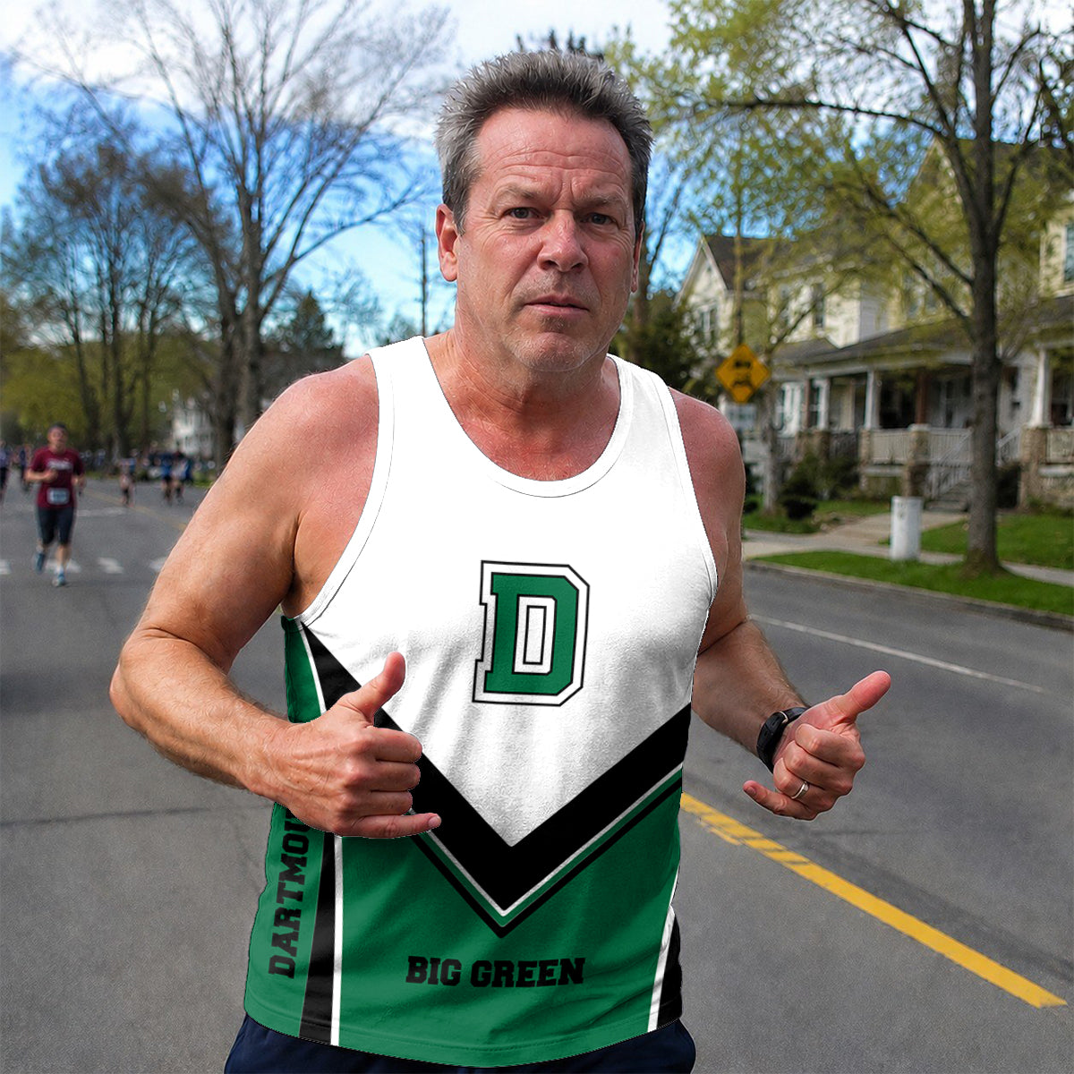 Dartmouth  Big Green Tech Running Tank Top