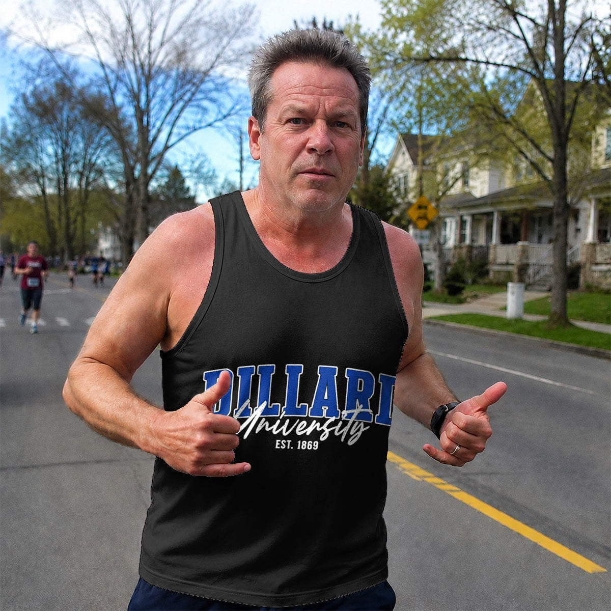 HBCU Running Tank Top Dillard University Running Singlet for Men and Women