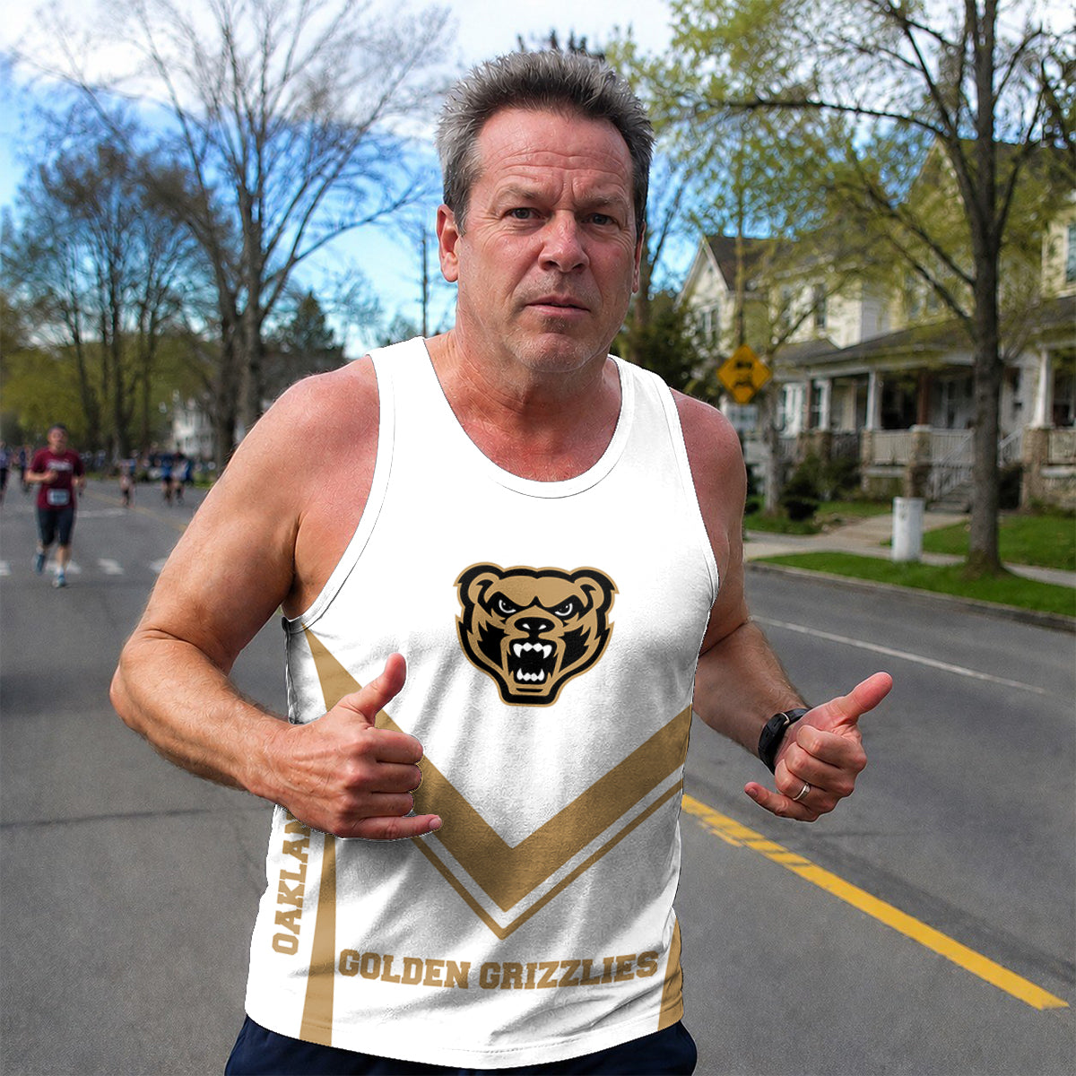 Oakland  Golden Grizzlies Tech Running Tank Top
