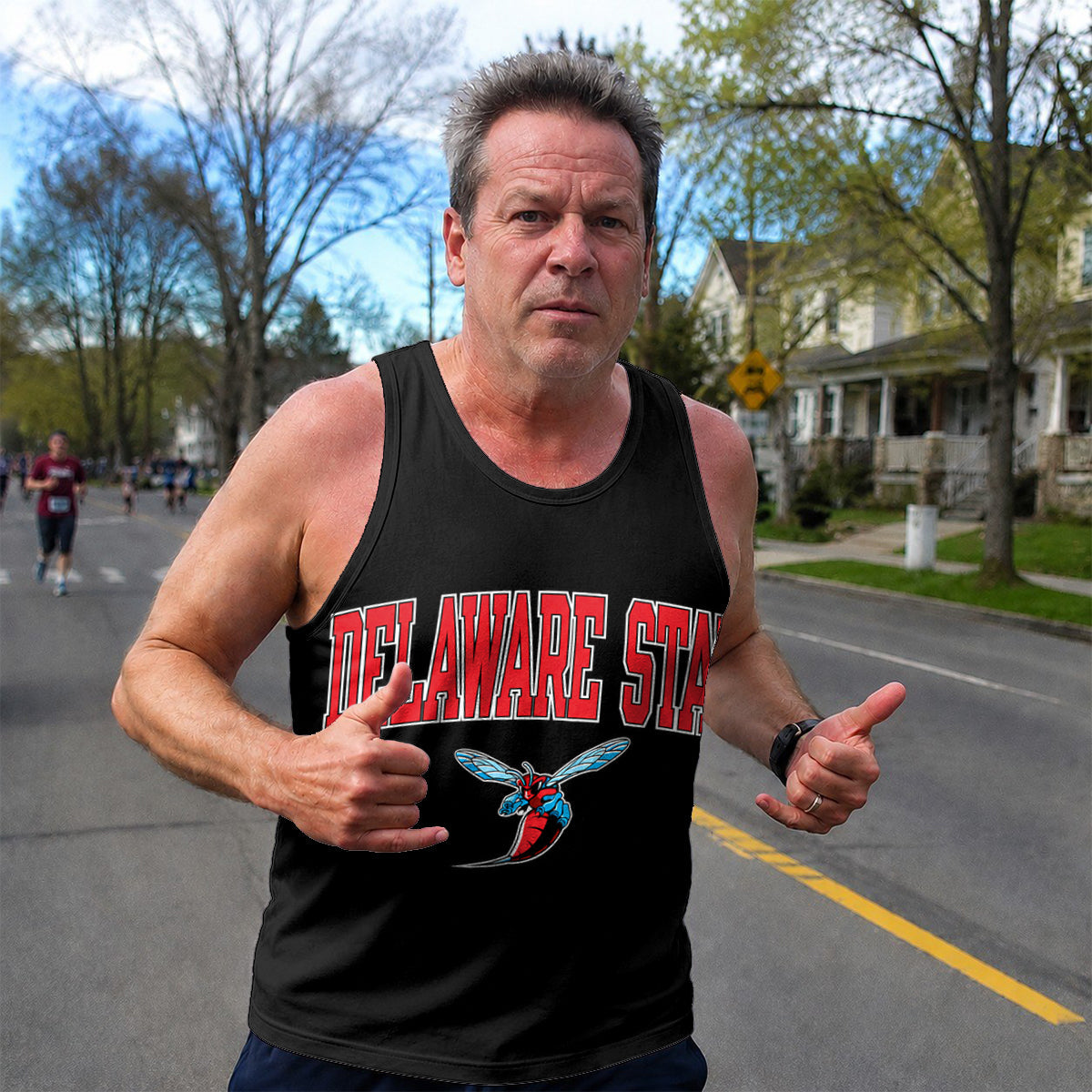 HBCU Running Tank Top Delaware State University Running Singlet for Men and Women