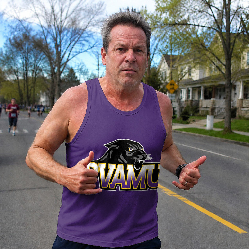 HBCU Running Tank Top Prairie View A&M University Panthers Running Singlet for Men and Women