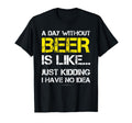 A Day Without Beer T-Shirt