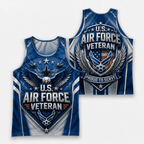 Veteran Running Tank Top - U.S. Air Force Veteran Tech Running Singlet
