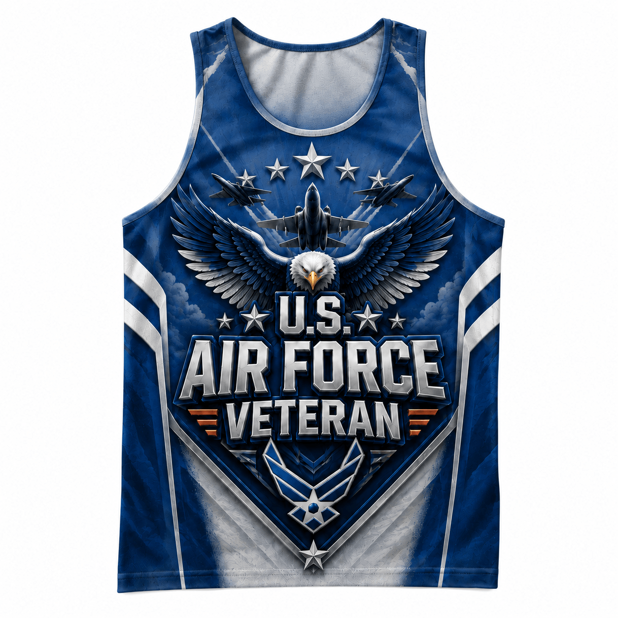 Veteran Running Tank Top - U.S. Air Force Veteran Tech Running Singlet