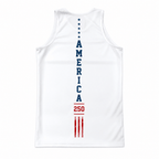 Patriotic Running Tank Top - America 1776 2026 Tech Singlet