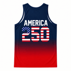 Patriotic Running Tank Top - America 250 Tech Running Singlet