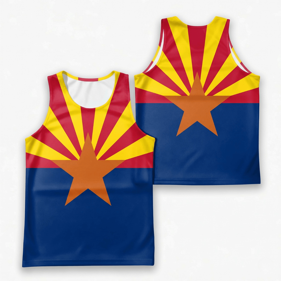 Arizona Running Tank Top - State Pride Tech Running Singlet