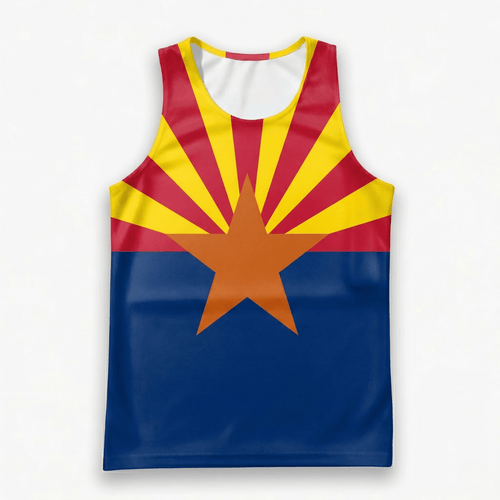 Arizona Running Tank Top - State Pride Tech Running Singlet