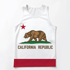 California Running Tank Top - State Pride Tech Running Singlet