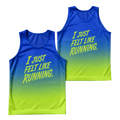 Funny Running Tank Top - I Just Felt Like Running Tech Singlet