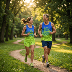 Funny Running Tank Top - I Just Felt Like Running Tech Singlet