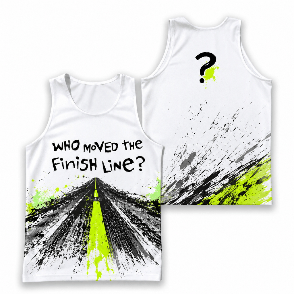 Finish Line Running Tank Top - Runner Quote Tech Running Singlet