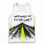 Finish Line Running Tank Top - Runner Quote Tech Running Singlet
