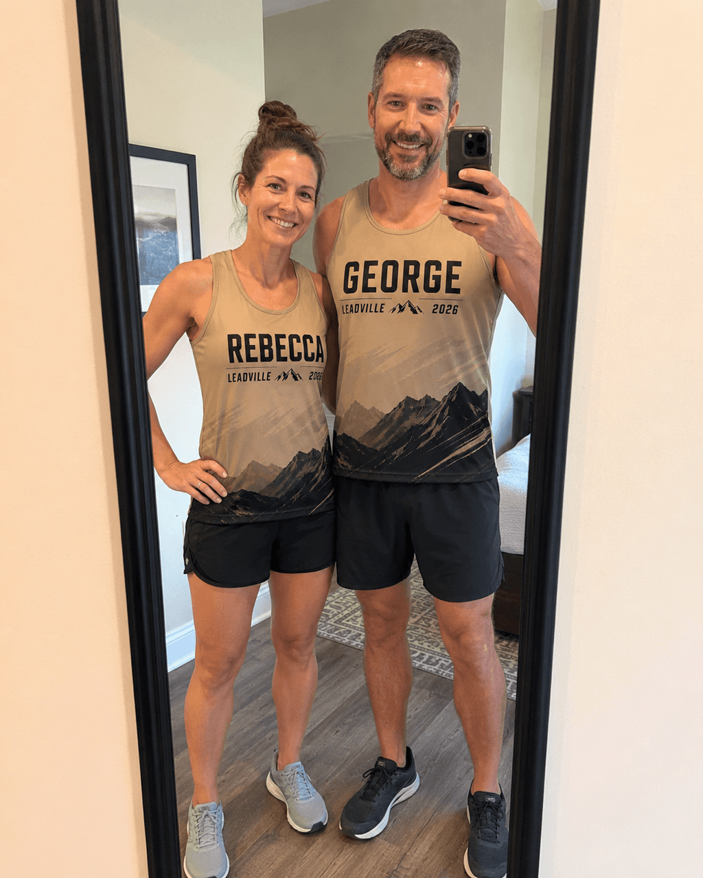Custom Running Tank Top - Leadville 2026 Personalized Tech Singlet