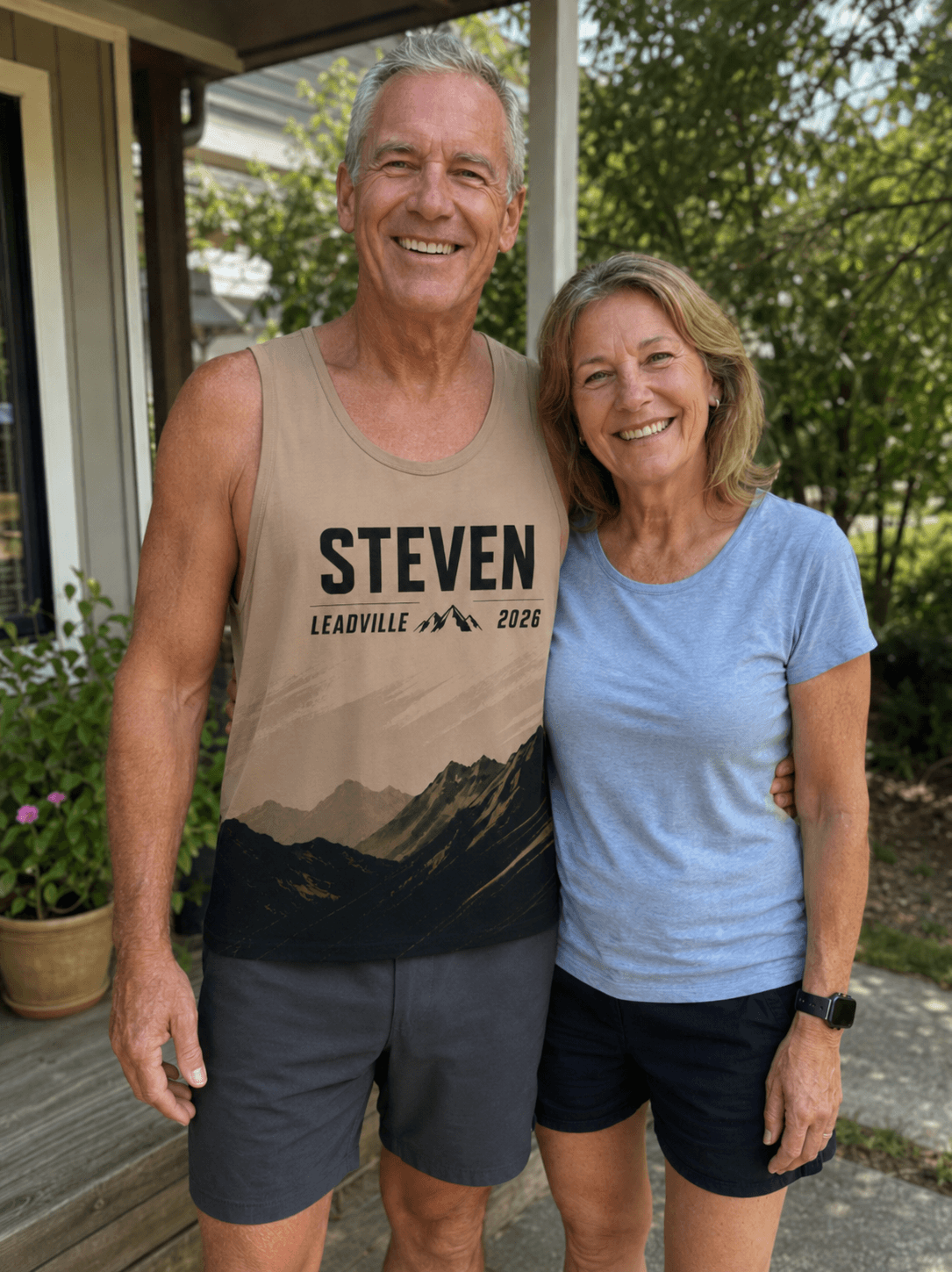 Custom Running Tank Top - Leadville 2026 Personalized Tech Singlet