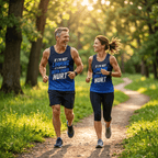 Funny Running Tank Top - Limping Runner Quote Tech Running Singlet