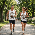 Funny Running Tank Top - Run For Chocolate Runner Quote Tech Singlet