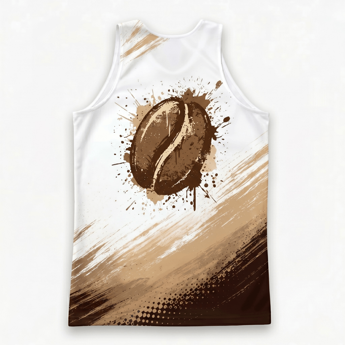 Funny Running Tank Top - Run For Coffee Runner Quote Tech Singlet