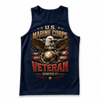 Veteran Running Tank Top - U.S. Marine Veteran Tech Running Singlet