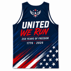 Patriotic Running Tank Top - We Run 250 USA Tech Singlet