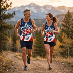 Patriotic Running Tank Top - We Run 250 USA Tech Singlet