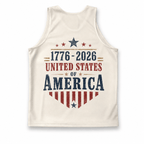 Patriotic Running Tank Top - 1776 We Run Tech Running Singlet